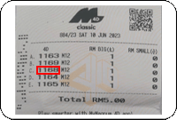 Winning Ticket Magnum 4D Special Prize - 10 June 2023